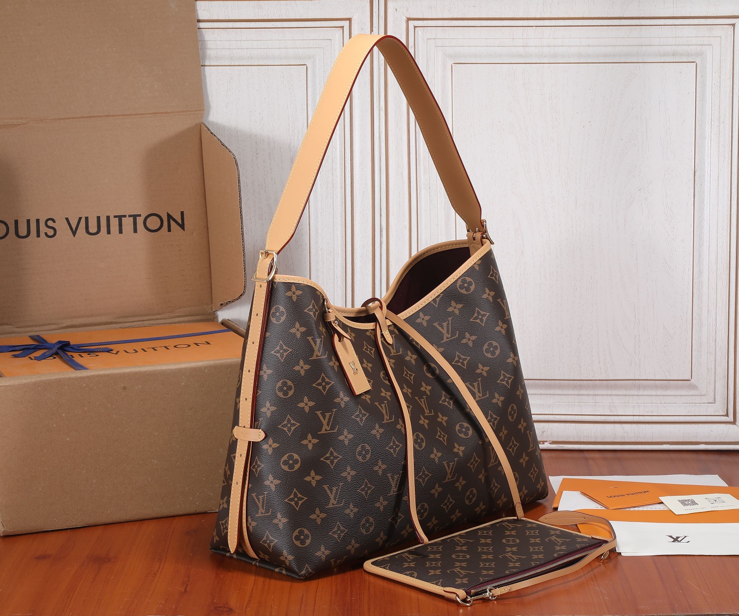 Louis Vuitton CarryAll MM Handbag M46197 - Image 2