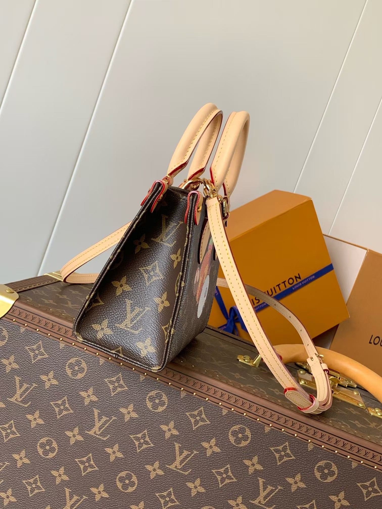 Louis Vuitton x Takashi Murakami OnTheGo Handbag - Image 2