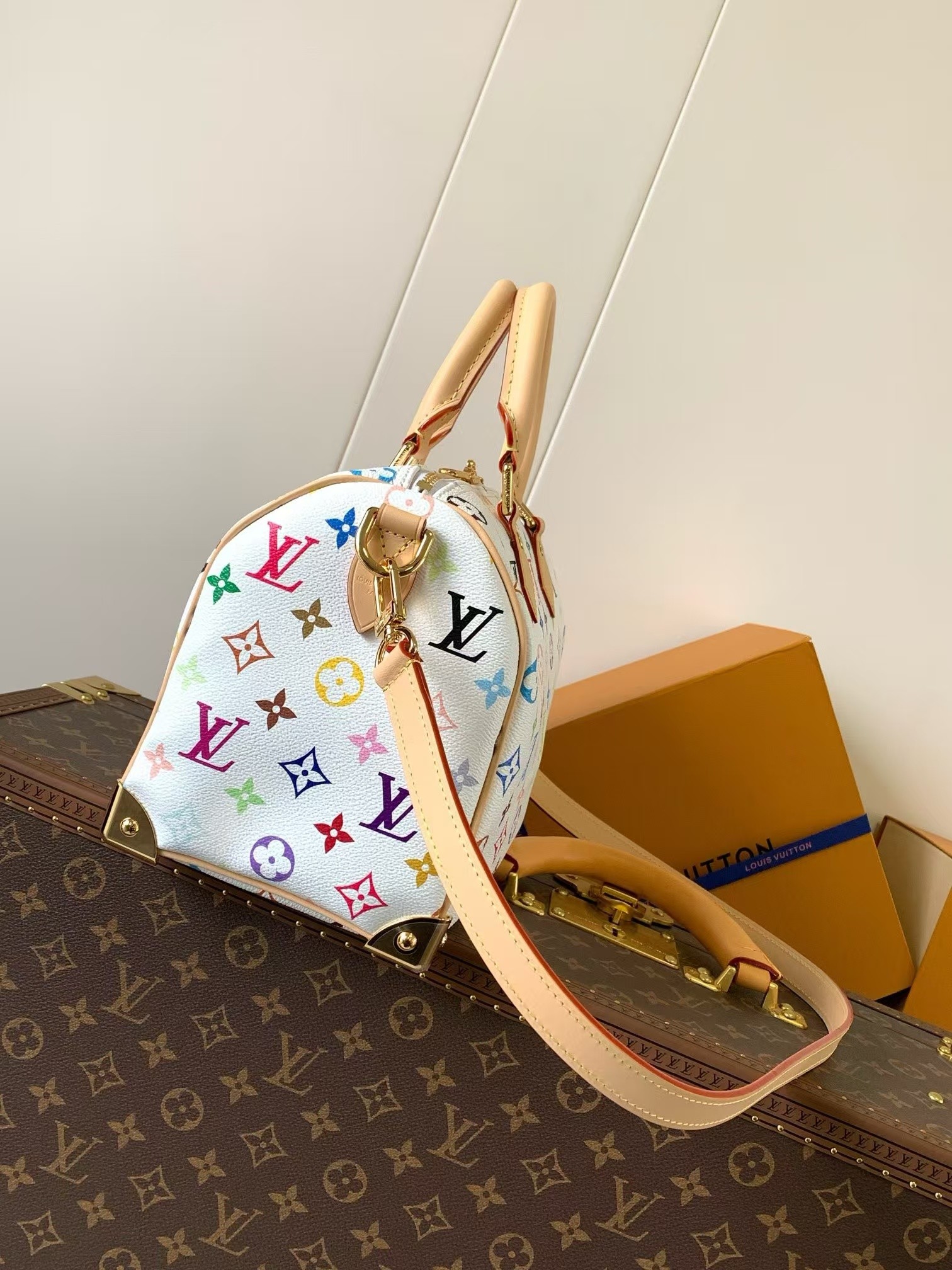 Louis Vuitton x Takashi Murakami Speedy Bandoulière 25 Handbag - Image 2