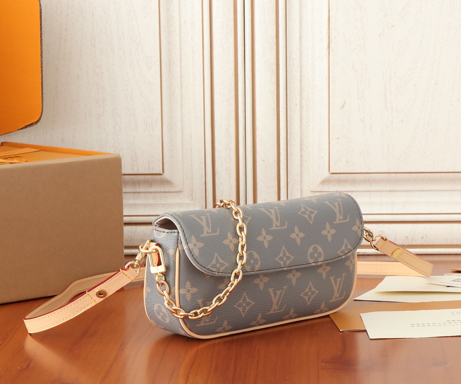 Wallet On Chain Ivy Monogram Crossbody Bag - Image 2