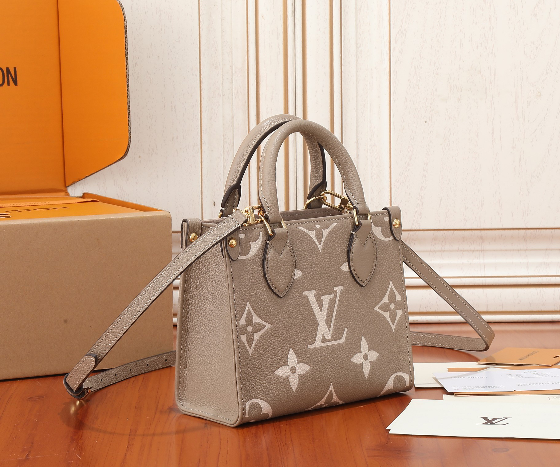 Louis Vuitton OnTheGo BB Handbag in Monogram Empreinte Leather - Image 2