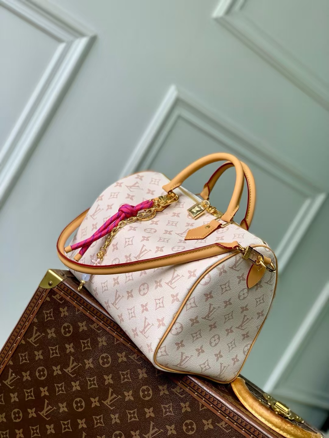 Louis Vuitton Speedy Soft 30 Lucky Handbag - Image 2