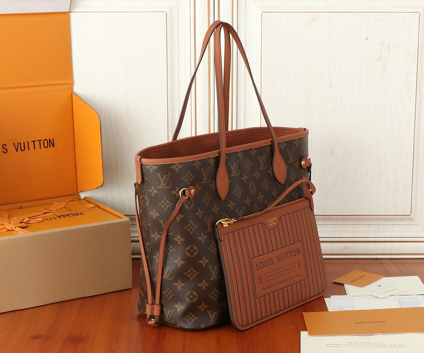 Louis Vuitton Neverfull Inside Out MM Tote - Image 2