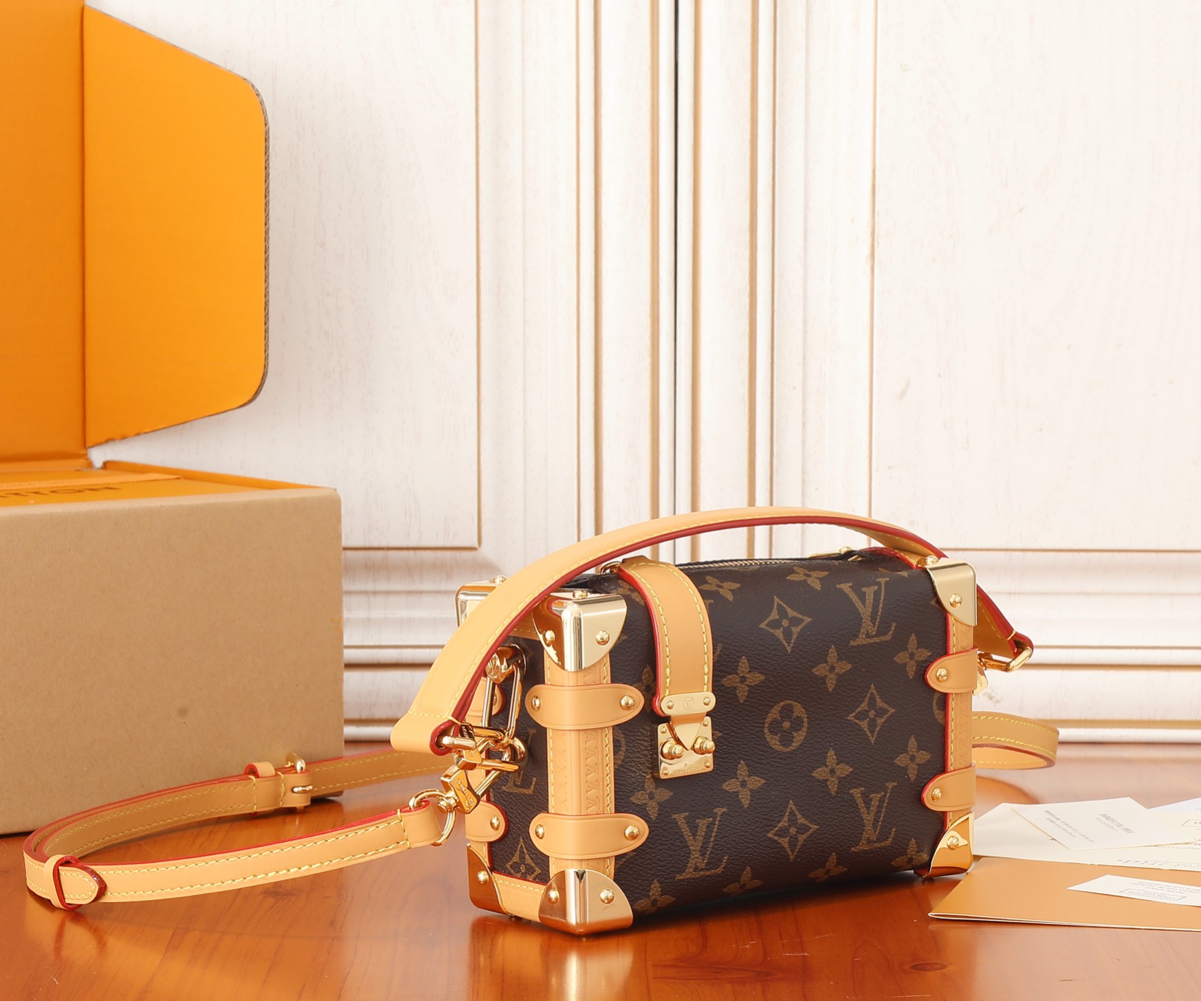 Louis Vuitton Side Trunk Small Monogram Canvas Bag - Image 2