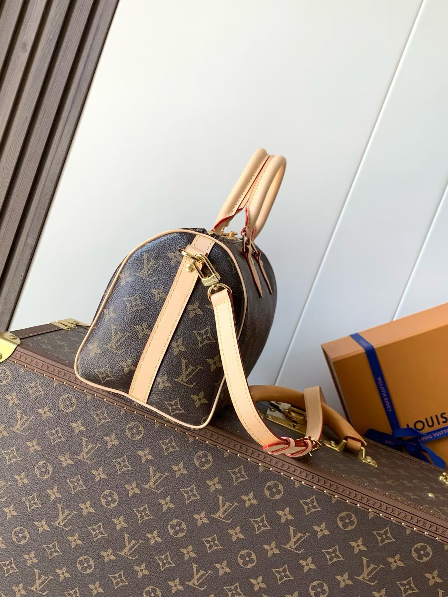 Louis Vuitton Speedy Bandouliere 25 Monogram Canvas Crossbody Bag - Image 2