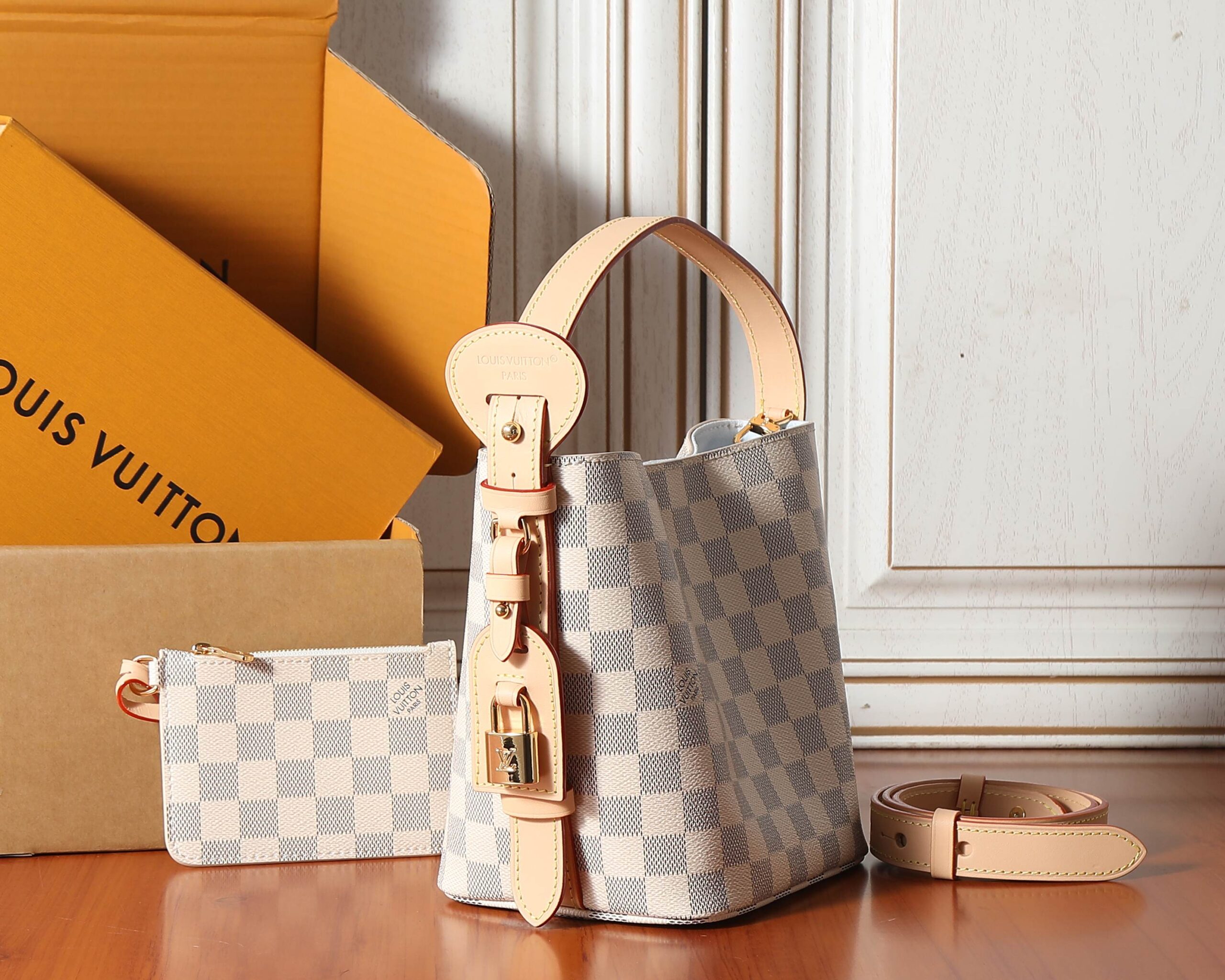Louis Vuitton All In BB Crossbody Bag in Damier Azur Canvas, N40855 - Image 2