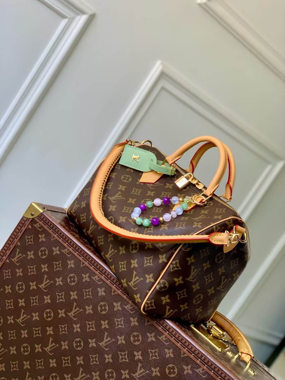 Louis Vuitton Speedy Soft 30 Lucky Handbag - Image 2