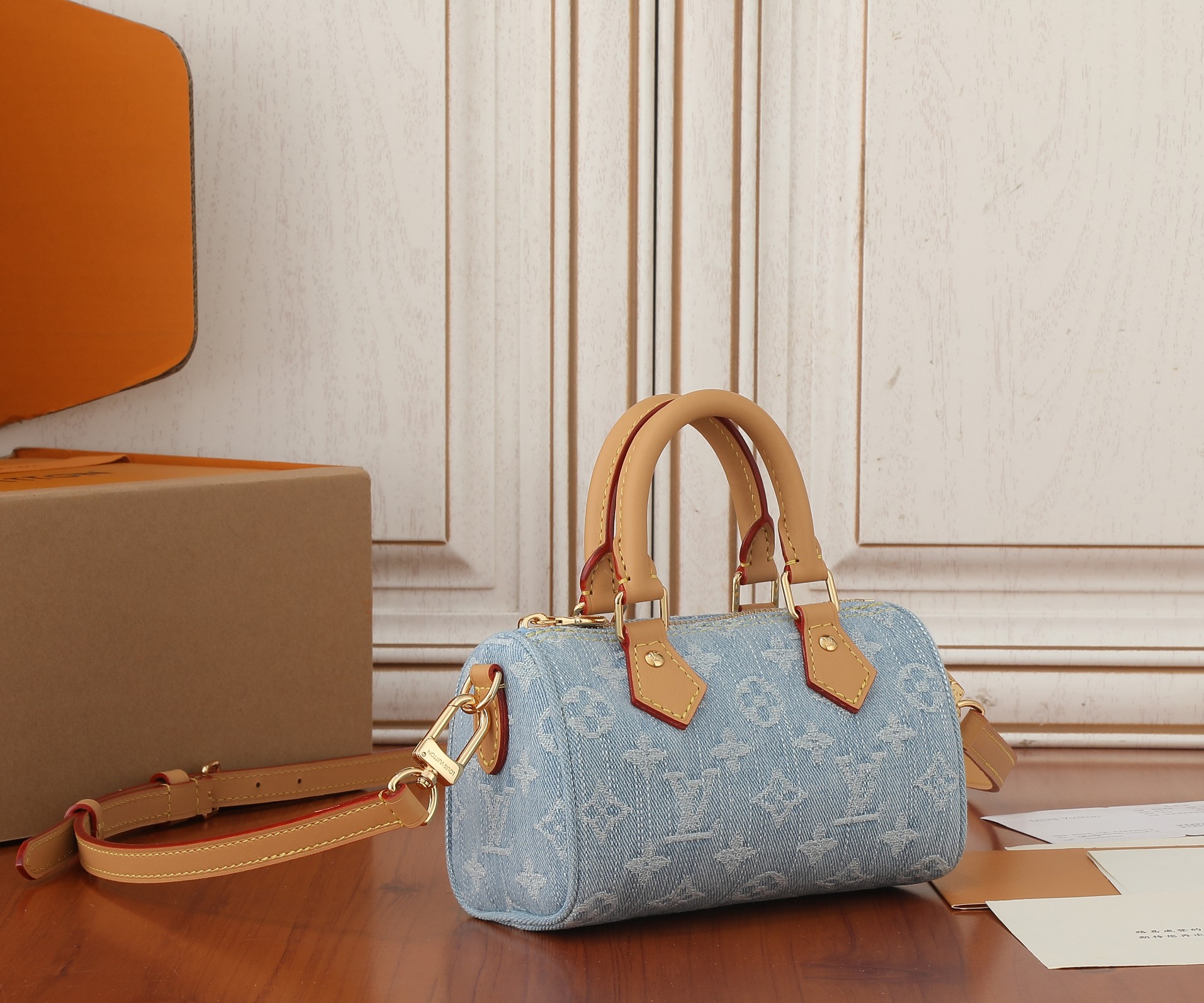 Nano Speedy Monogram Denim Crossbody Bag - Image 2
