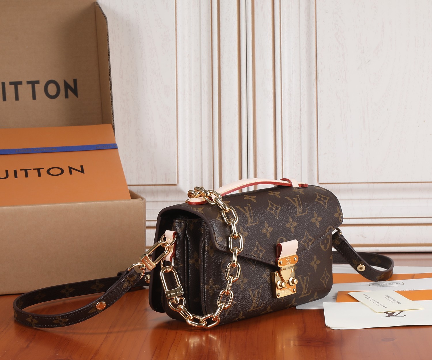Louis Vuitton Pochette Metis East West Monogram Handbag - Image 2
