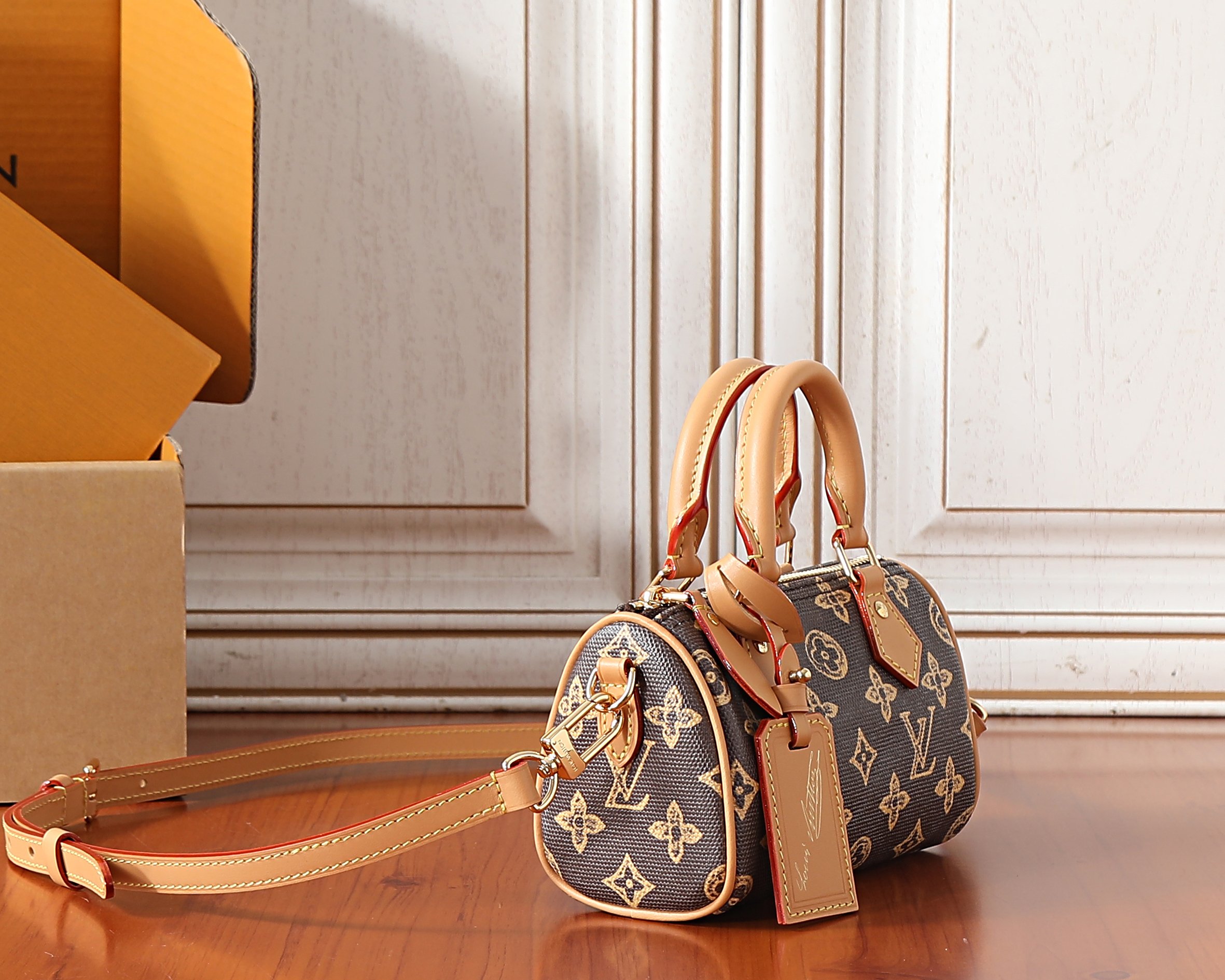 Louis Vuitton Nano Speedy Handbag - Image 2