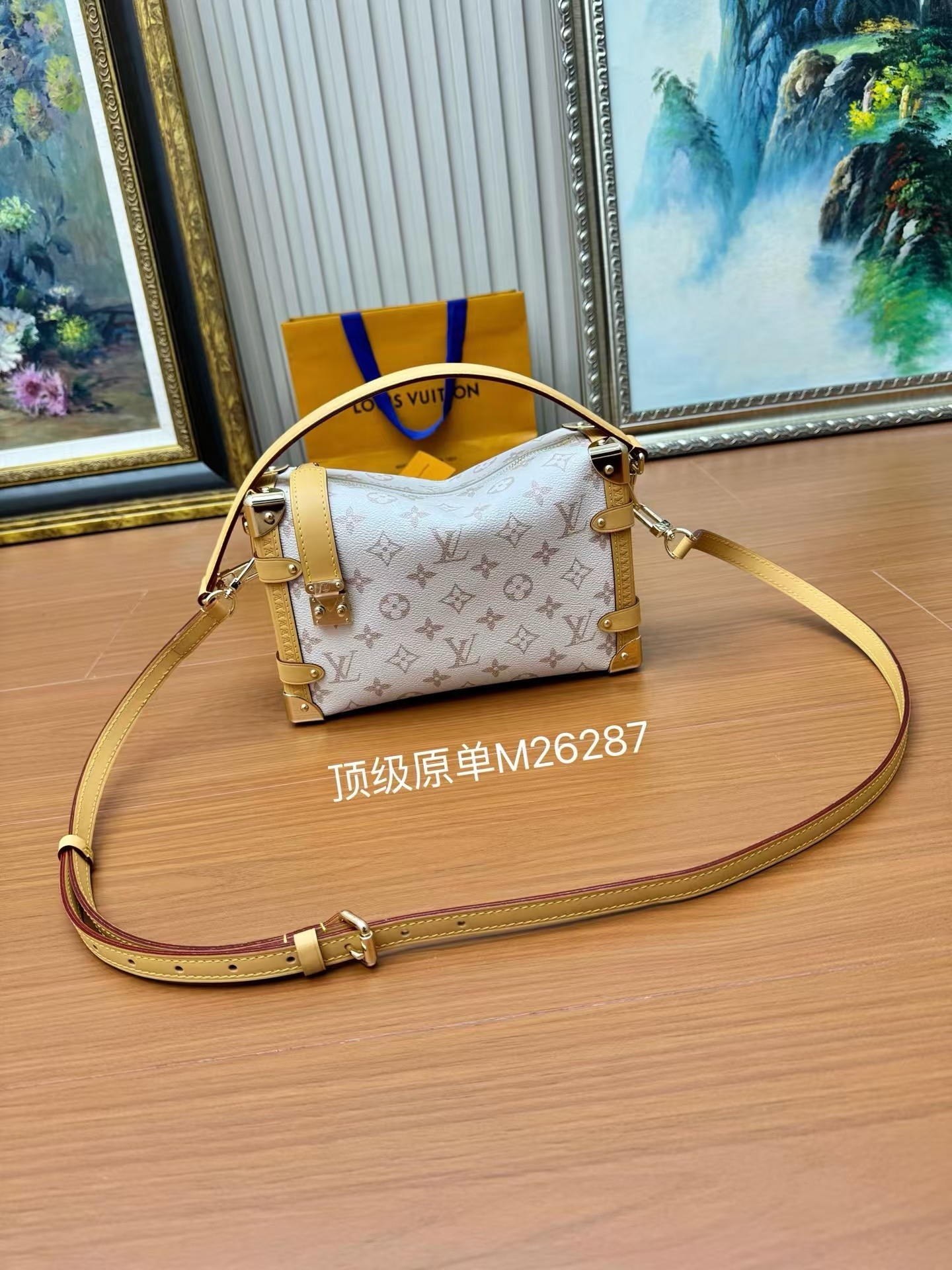 Louis Vuitton Side Trunk Medium Crossbody Bag in Monogram Dune Canvas - Image 2