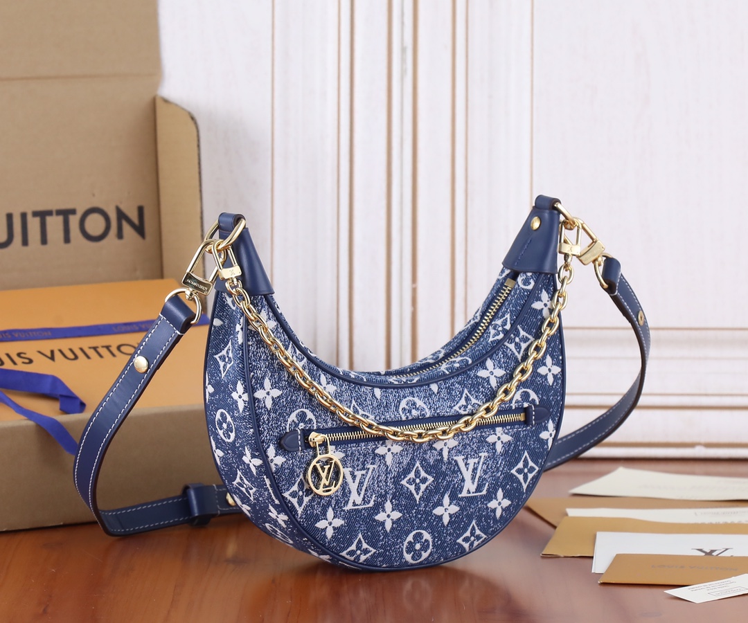 Louis Vuitton Loop Crescent Baguette Bag M81166 - Image 2