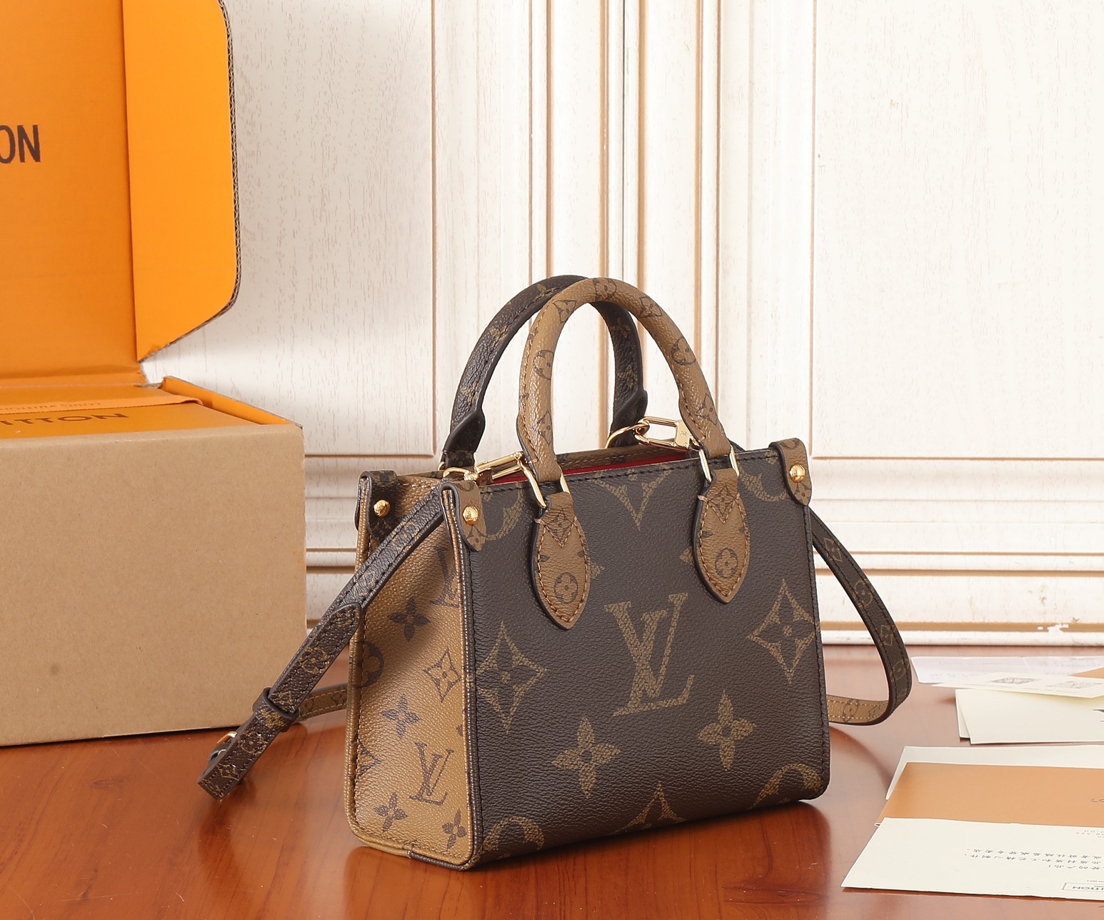Louis Vuitton OnTheGo Monogram Reverse Tote Bag - Image 2