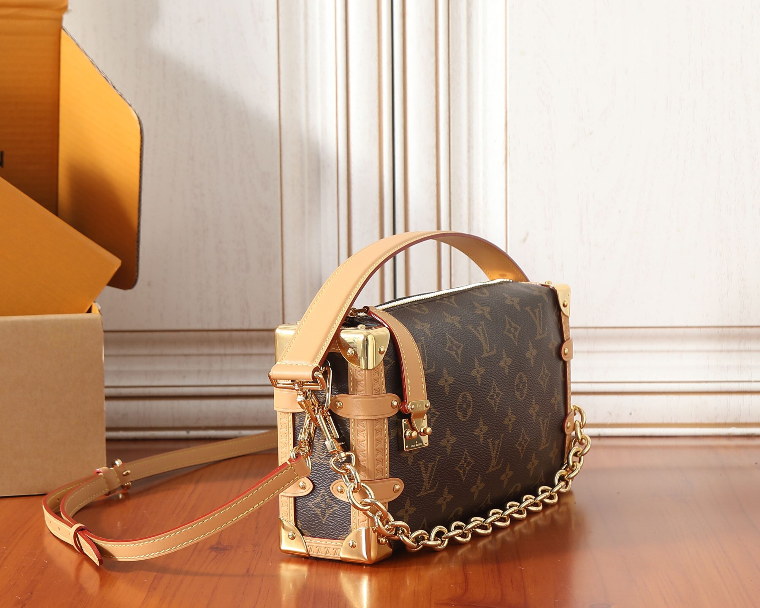 Side Trunk Monogram Crossbody Bag - Image 2