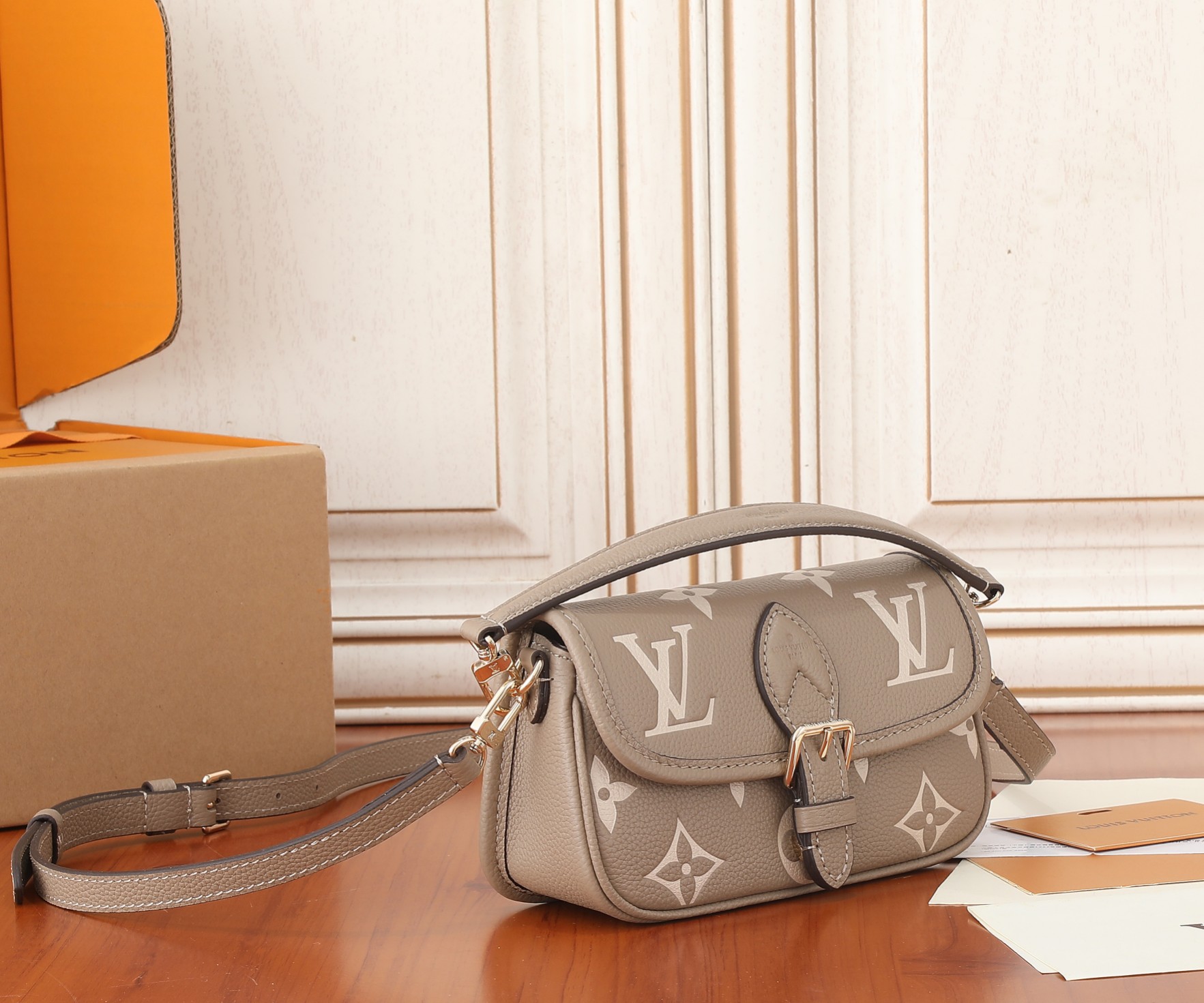 Louis Vuitton Nano Diane Monogram Empreinte Leather Handbag - Image 2