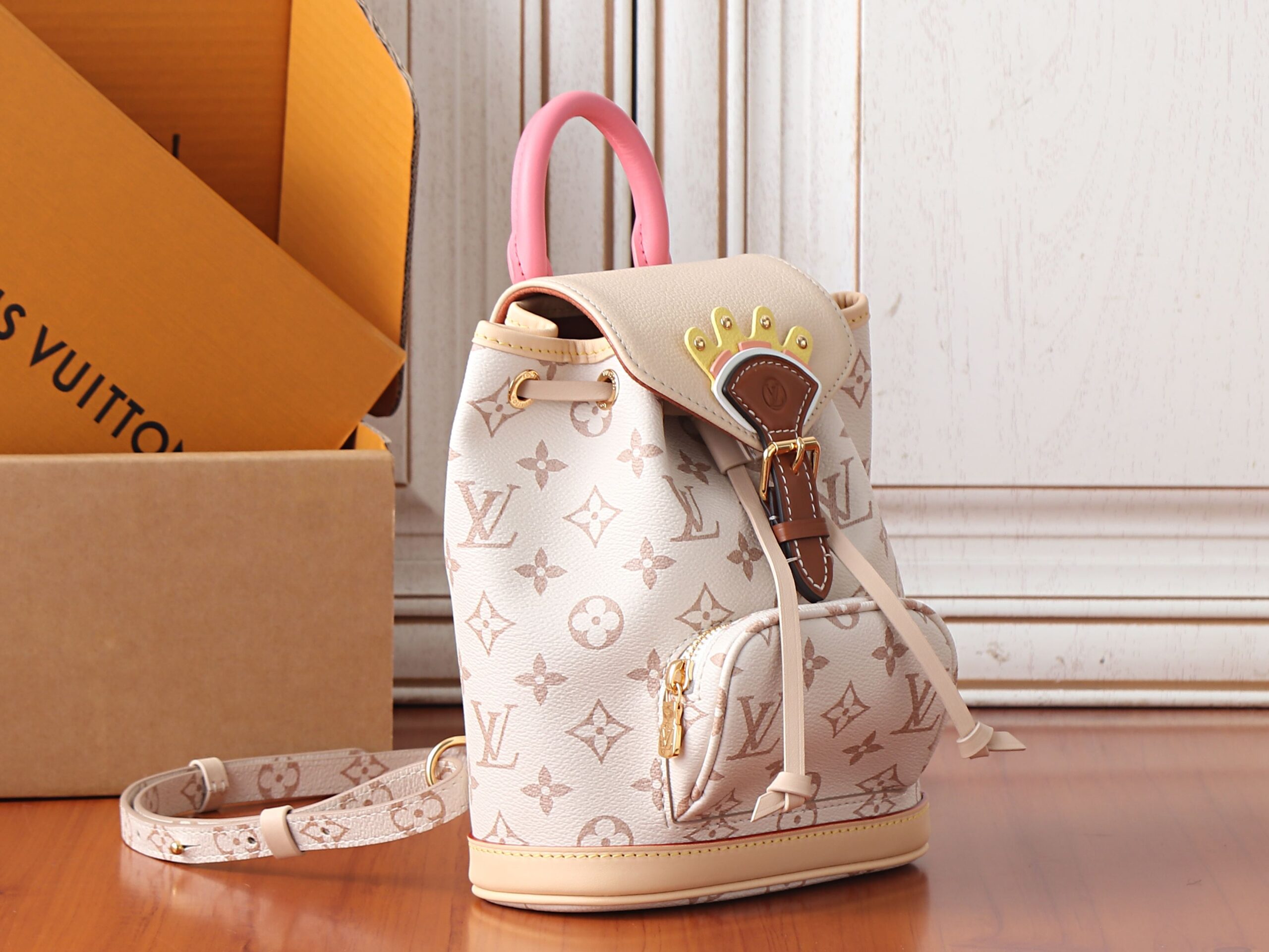 Louis Vuitton Montsouris Mini Backpack from the LV Crafty Collection - Image 2