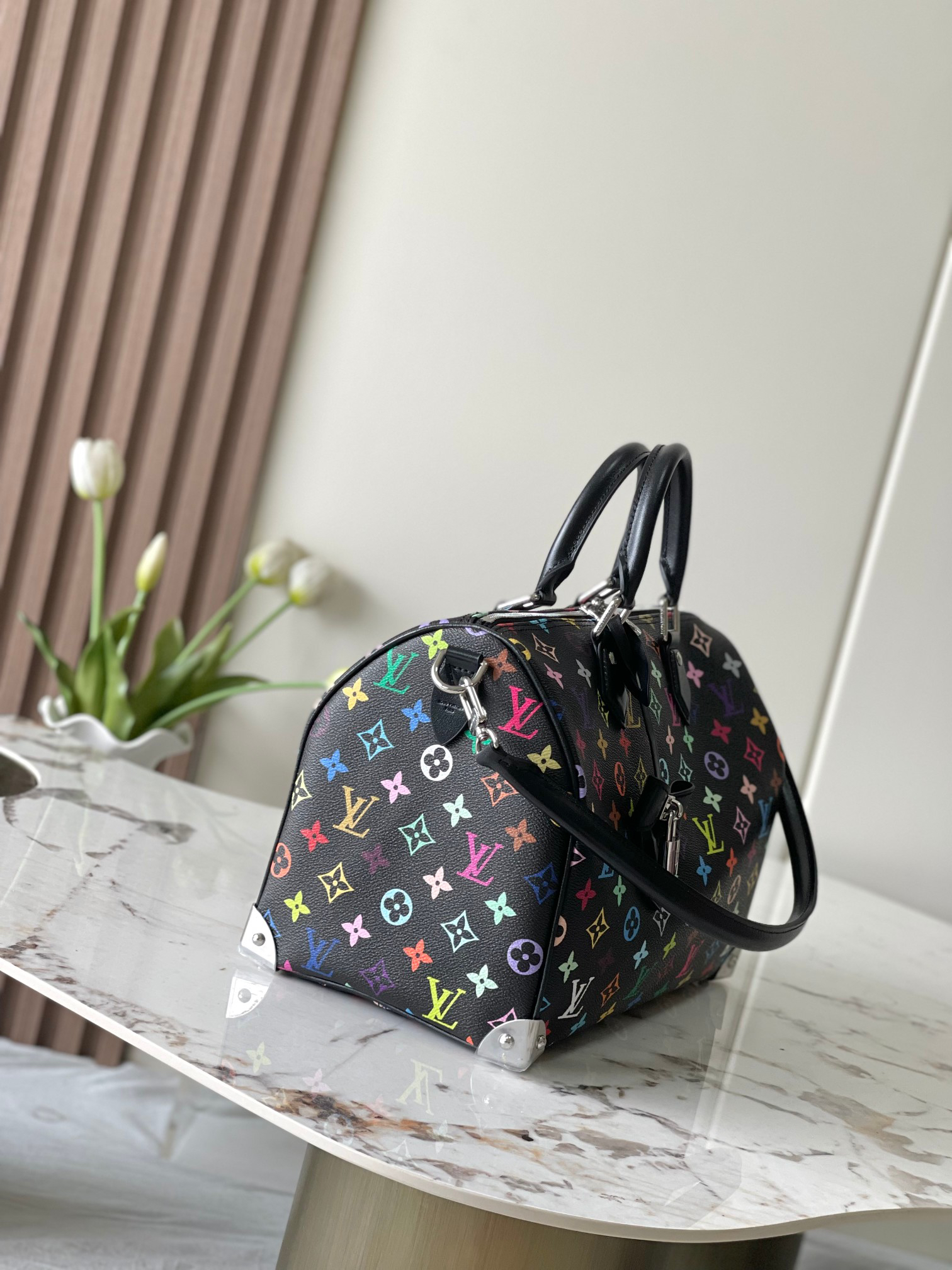 Louis Vuitton Speedy Soft 30 Handbag – Louis Vuitton x Takashi Murakami Re-edition - Image 2