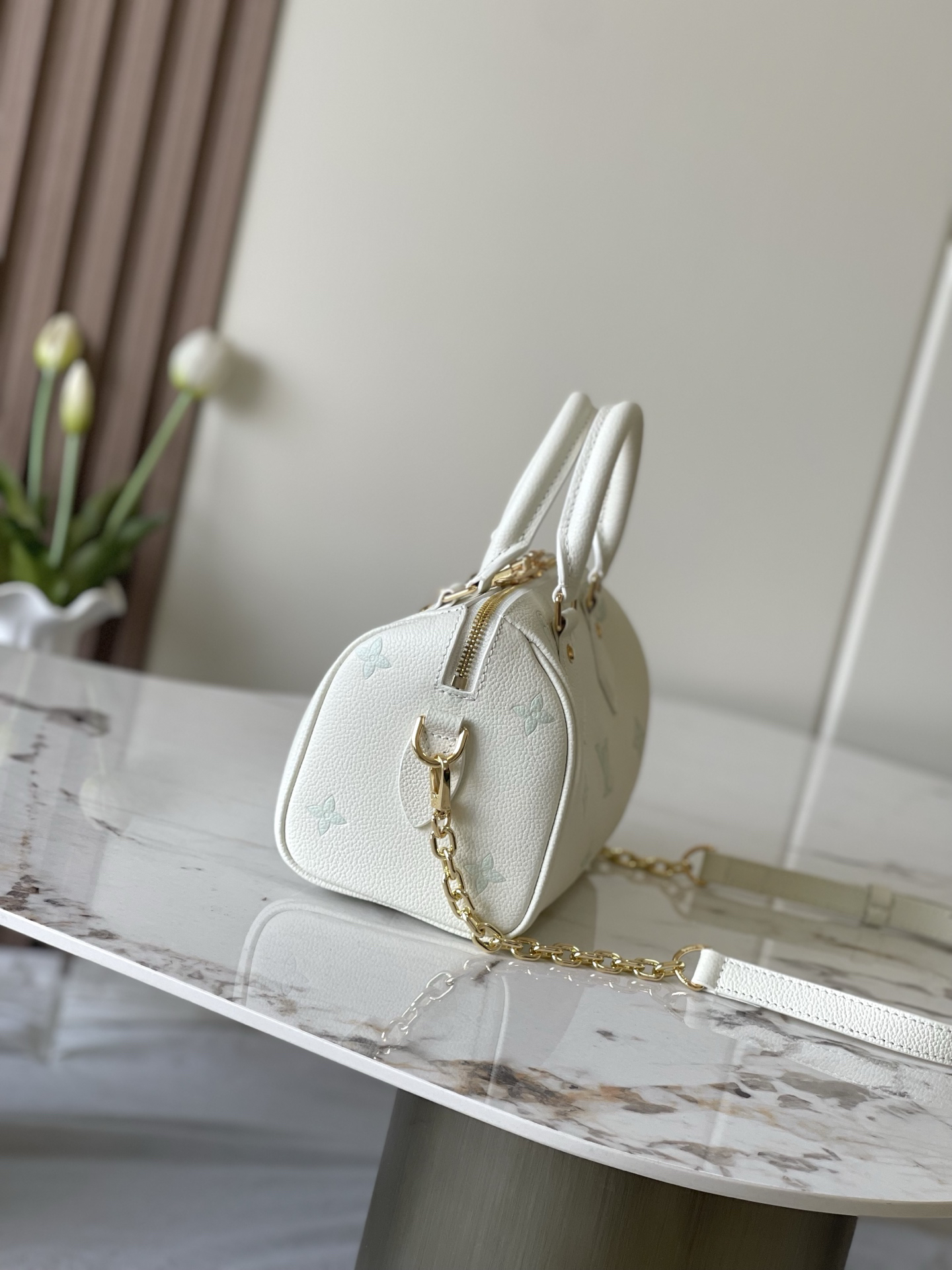 Louis Vuitton Speedy Bandouliere 20 Monogram Empreinte Leather Crossbody Bag - Image 2