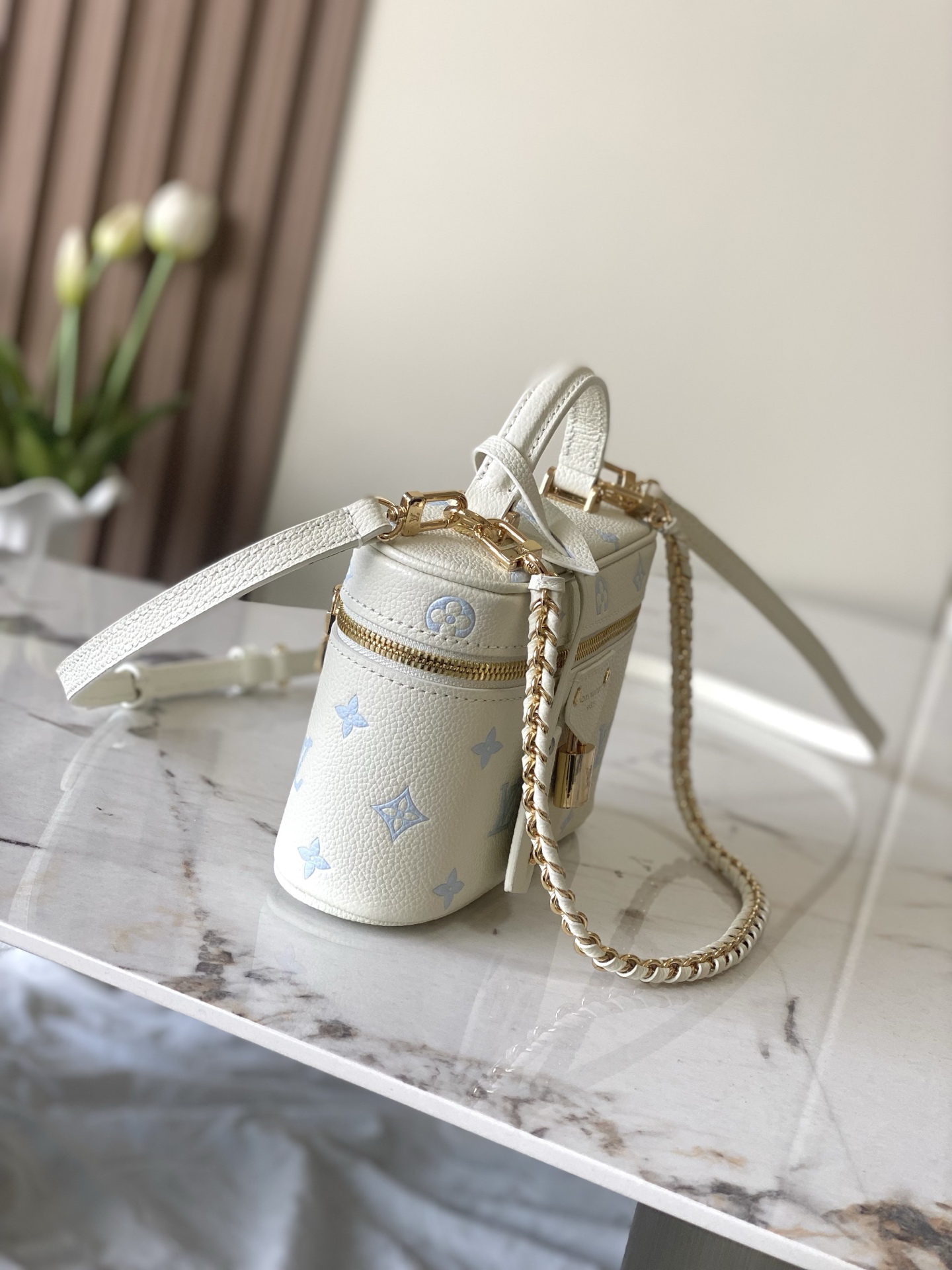 Louis Vuitton Vanity Chain Pouch in Monogram Empreinte Leather - Image 2