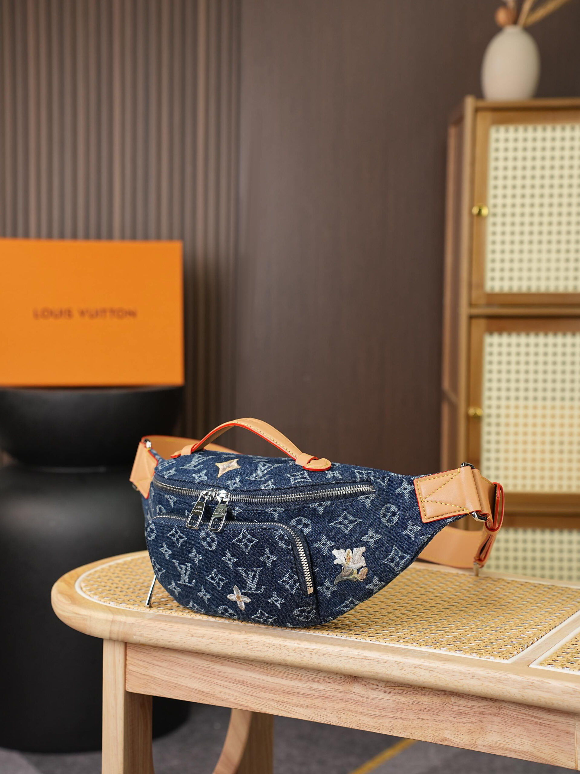 Louis Vuitton Rush Monogram Shadow Denim Belt Bag - Image 2