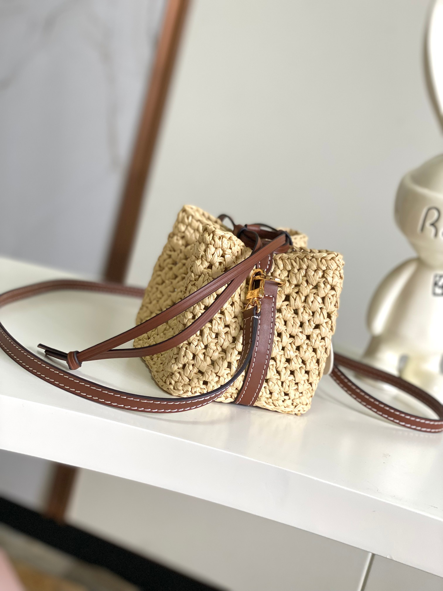Noe Purse Woven Bucket Handbag M83521 - Image 2