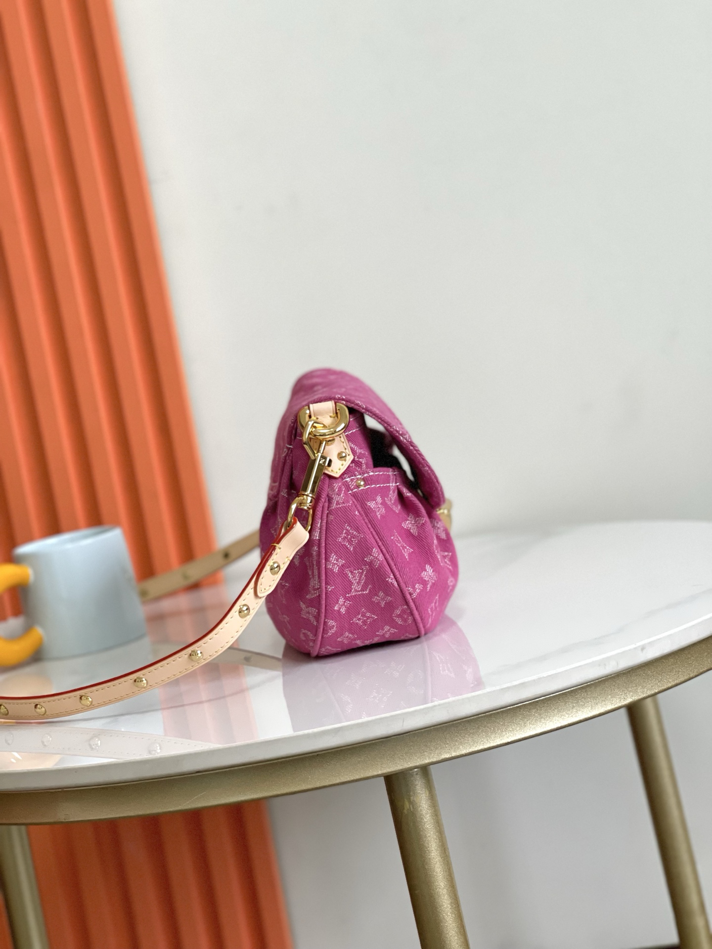 Sunset Rendez-Vous Denim Crossbody Bag - Image 2