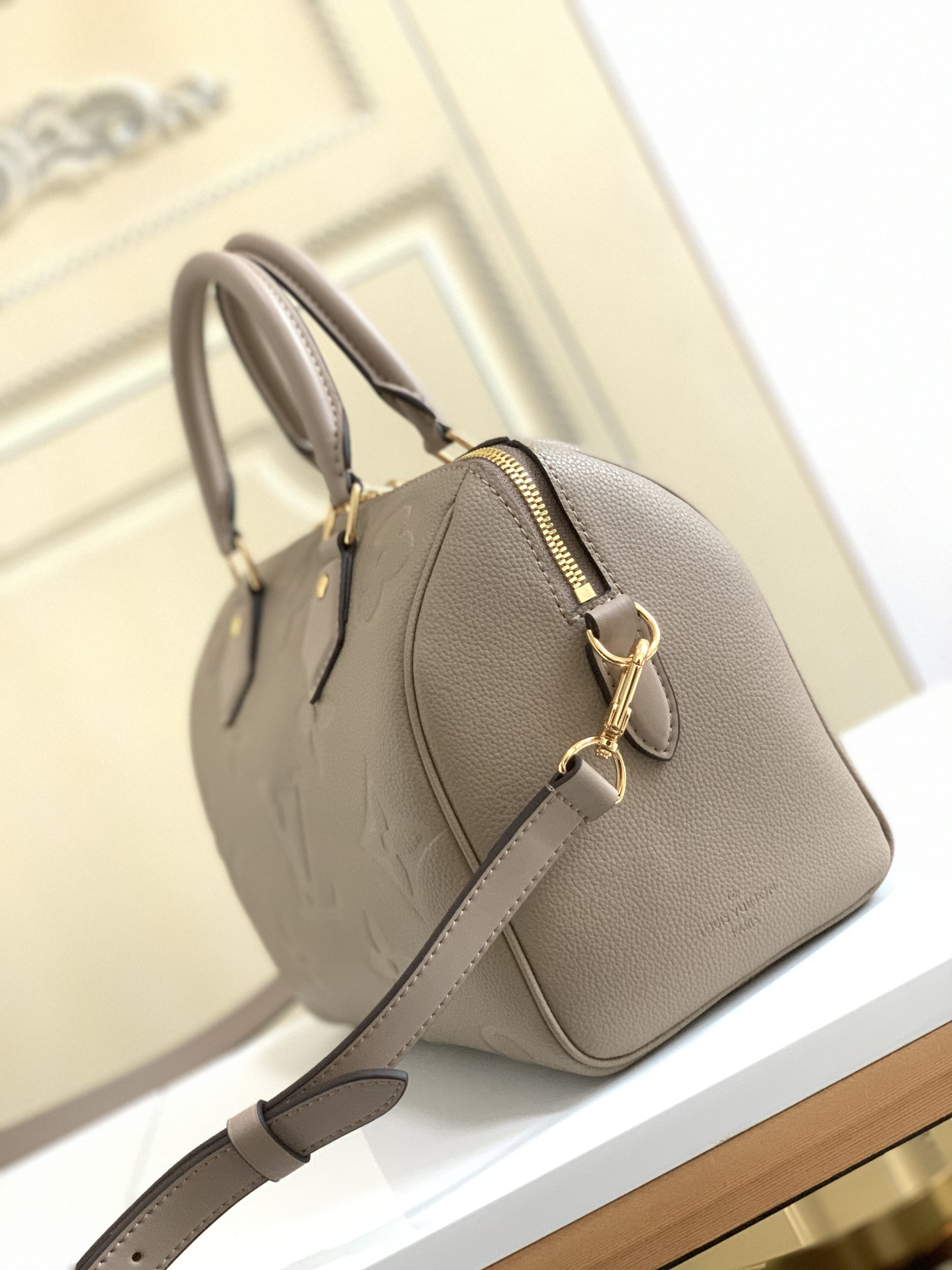 Louis Vuitton Speedy Bandoulière 25 Monogram Empreinte Bag - Image 2