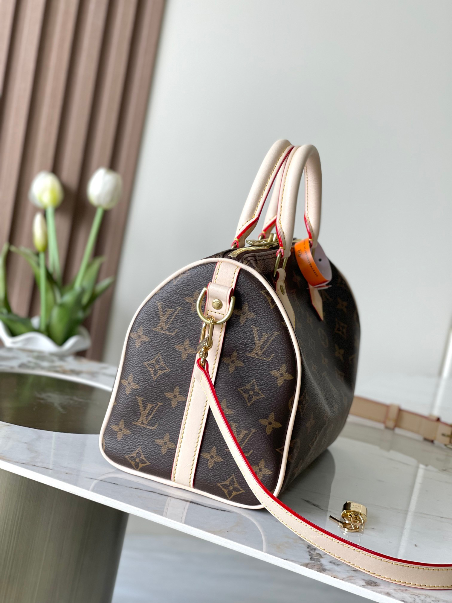 Louis Vuitton Speedy Bandoulière 25 Monogram Canvas Crossbody Bag - Image 2