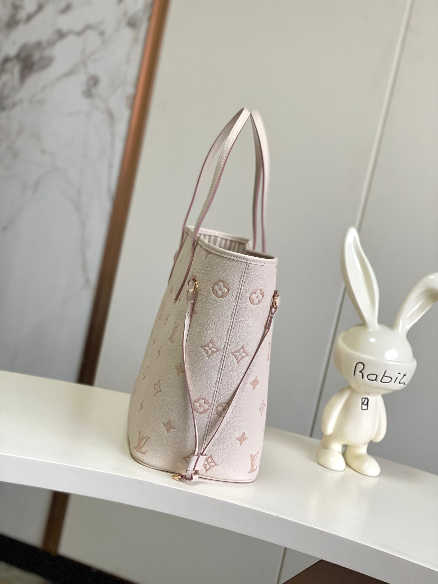 Louis Vuitton Neverfull MM Monogram Empreinte Leather Tote Bag - Image 2