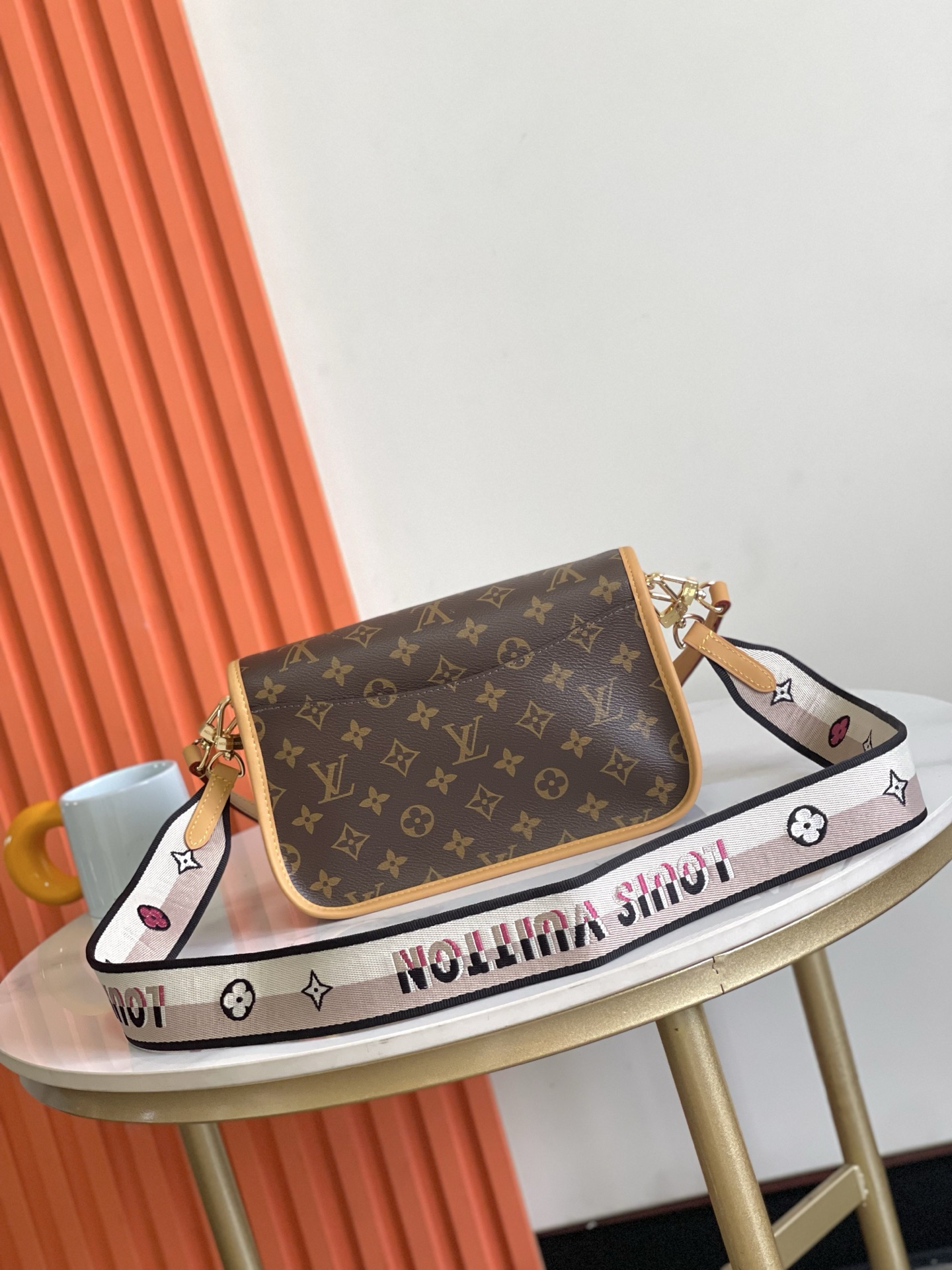 Diane Monogram Canvas Crossbody Bag - Image 2