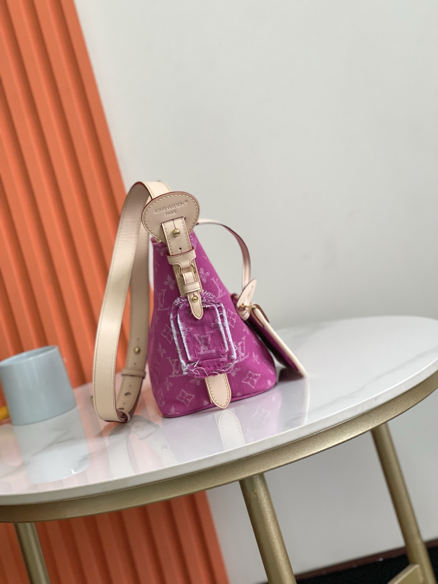 Louis Vuitton All In BB Denim Bucket Bag M28107 - Image 2