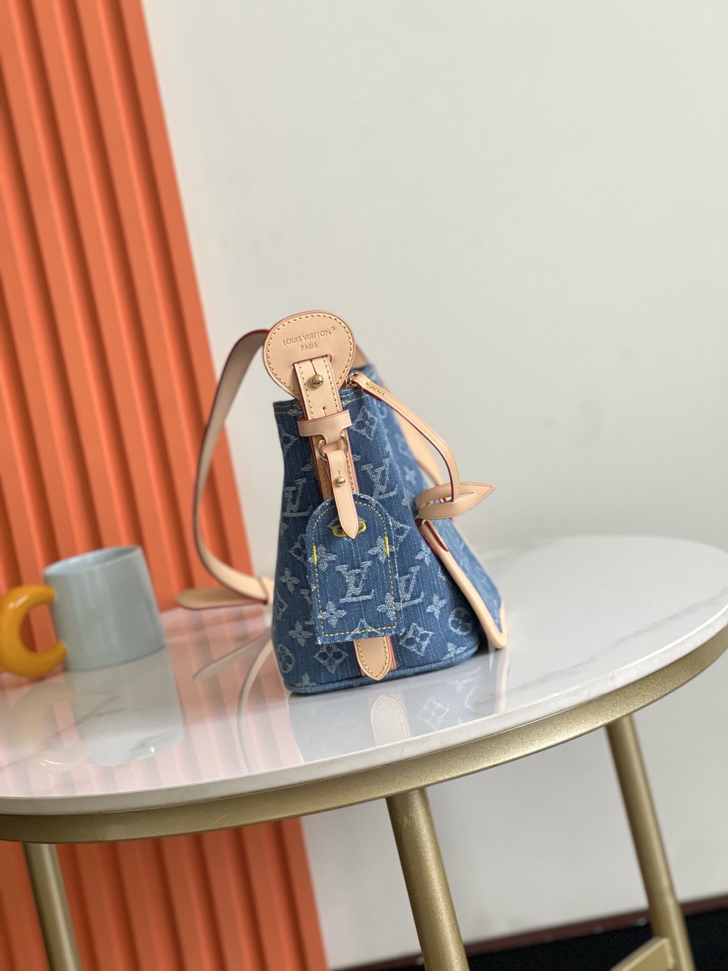 Louis Vuitton M28107 Denim All In BB Bucket Bag - Image 2