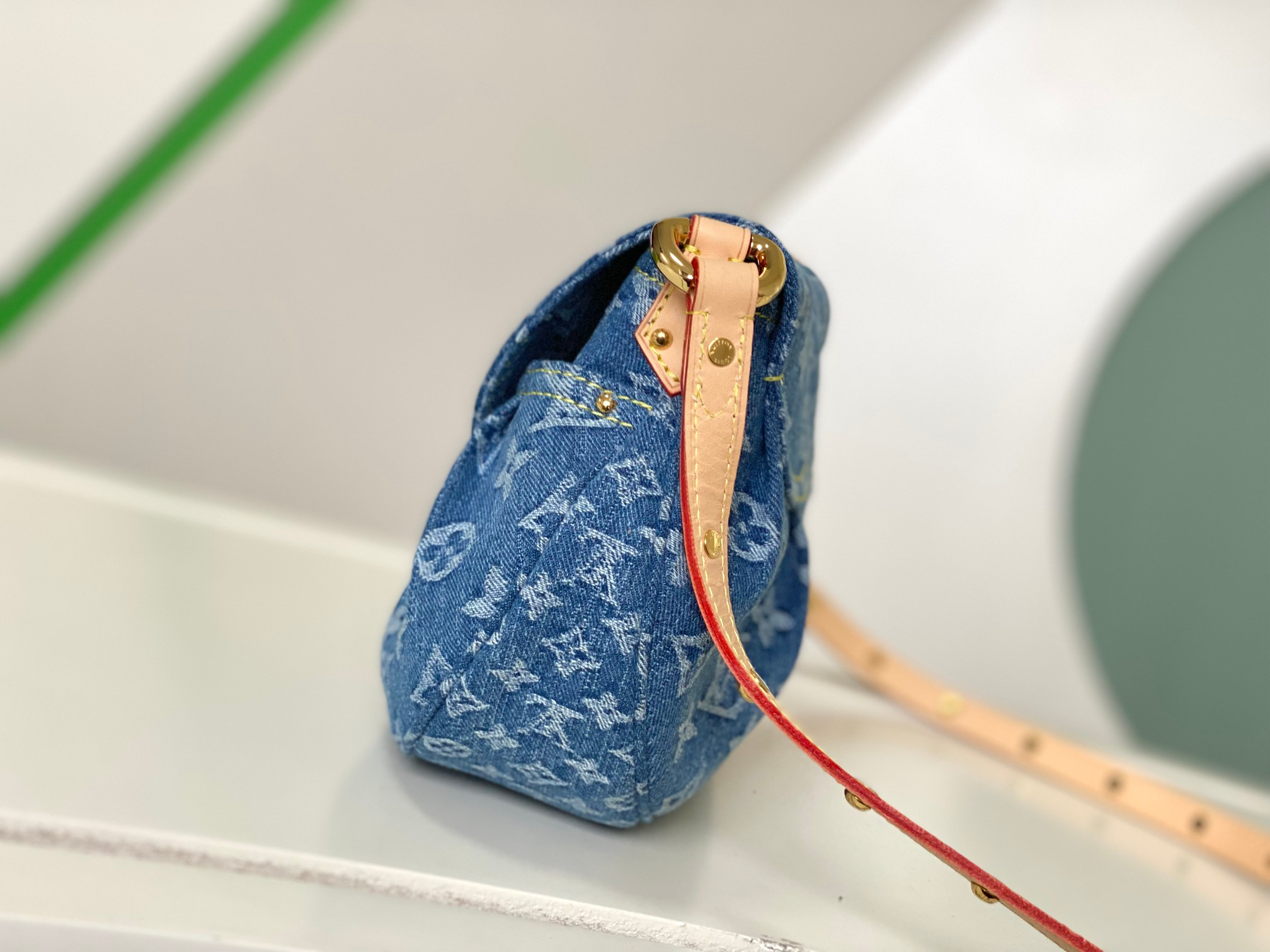 Louis Vuitton Sunset Monogram Denim Crossbody Bag - Image 2