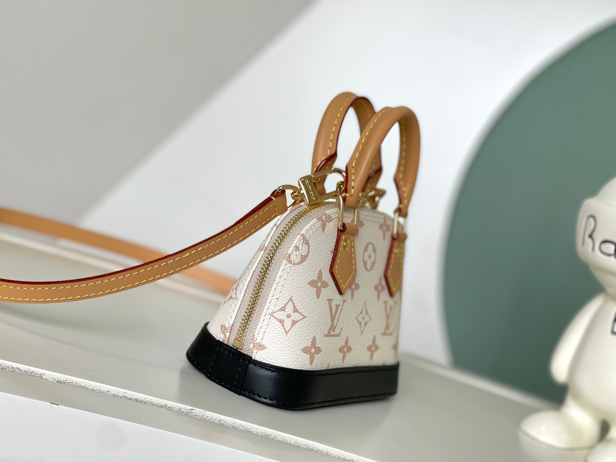 Louis Vuitton Nano Alma Handbag in Monogram Dune Canvas - Image 2