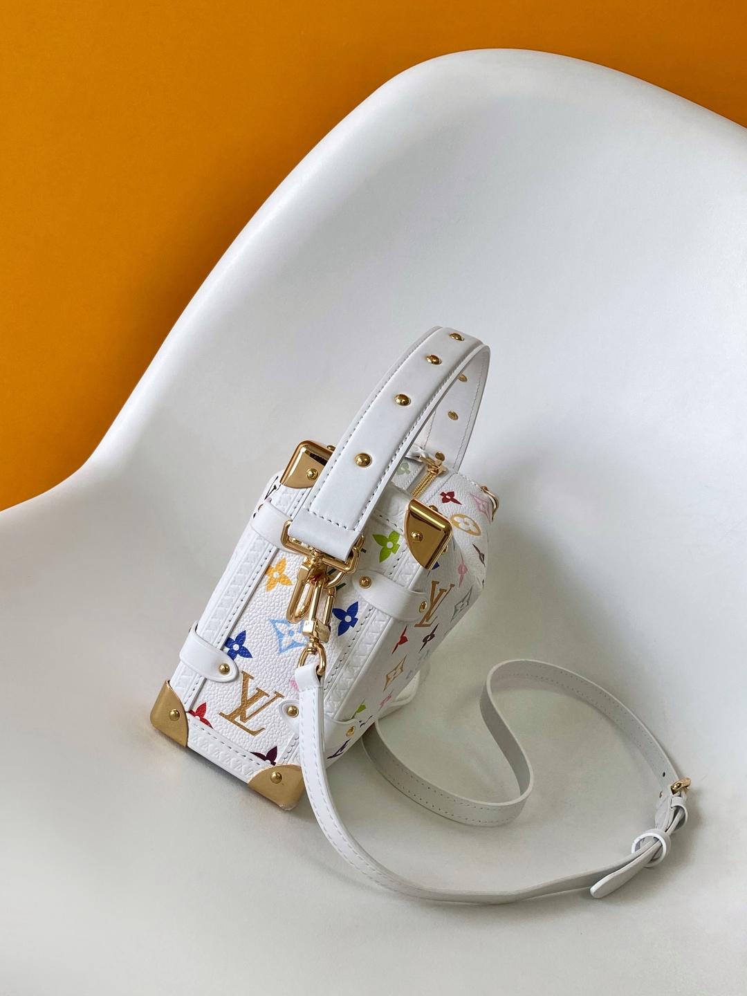 Louis Vuitton Side Trunk Medium Handbag M14046 - Image 2