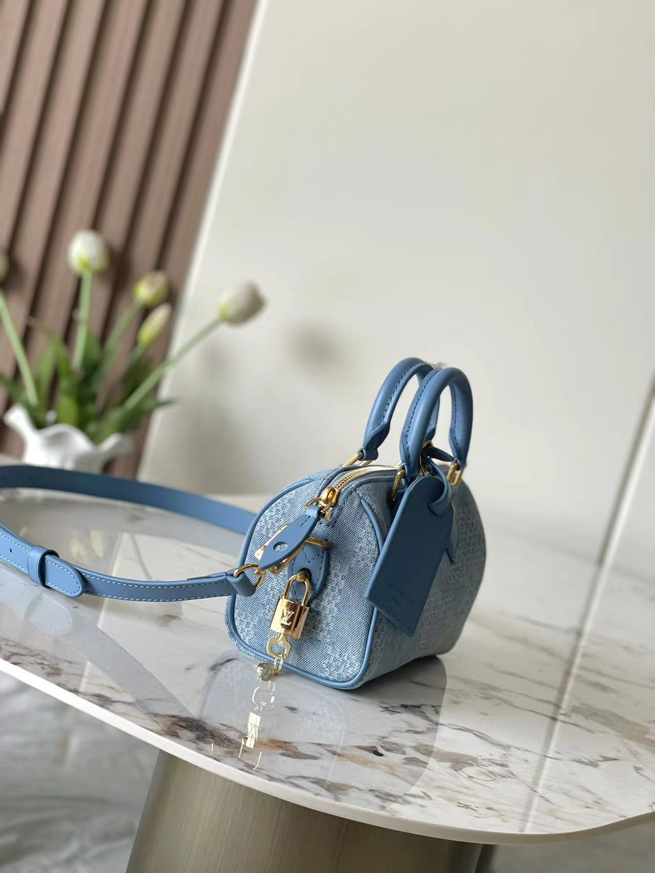 Louis Vuitton Speedy 18 Bandouliere Crossbody Bag - Image 2