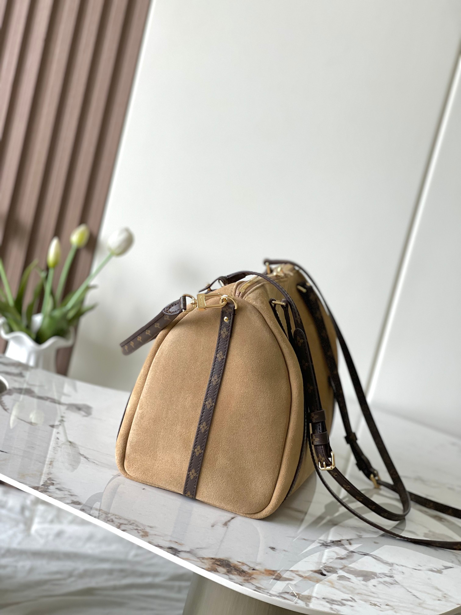 Louis Vuitton Express Medium Shoulder Bag in Apricot - Image 2
