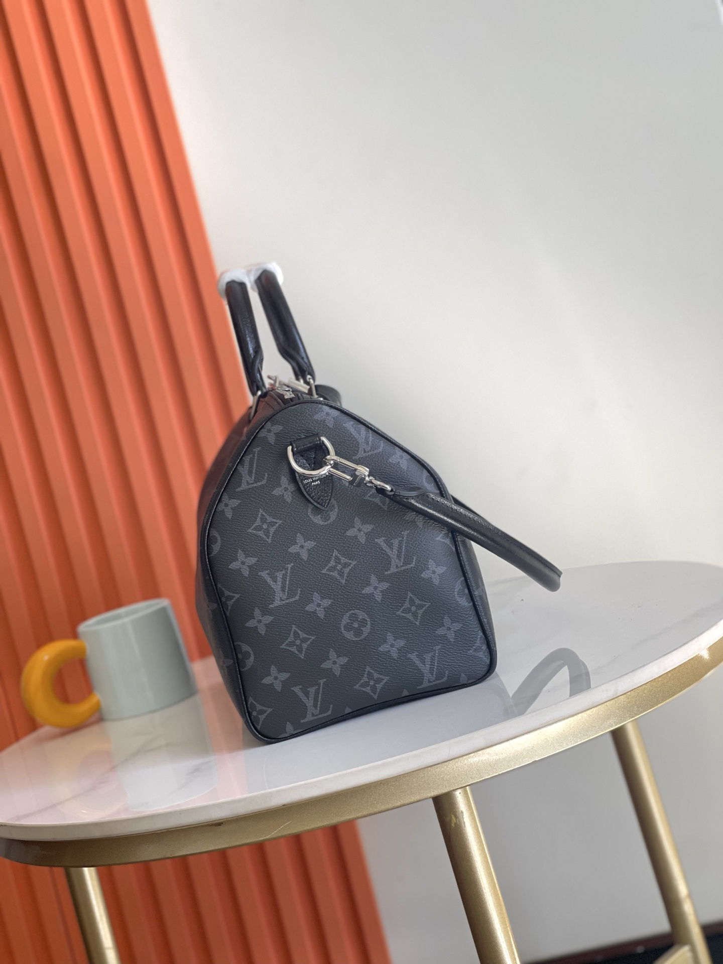 Louis Vuitton Speedy Soft 30 Handbag in Monogram Eclipse Canvas - Image 2