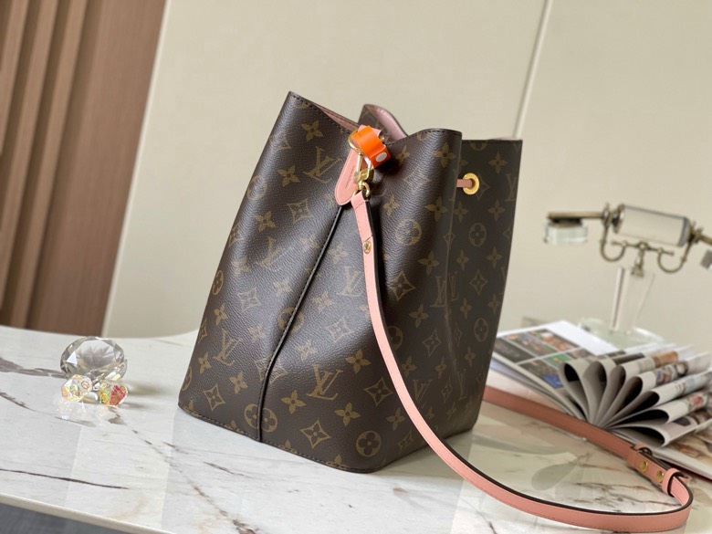 NÉONOÉ M44022 Pink Chip Handbag - Image 2