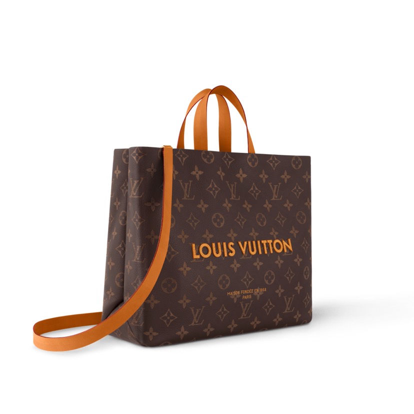 Medium Calfskin Shopper Tote Bag - Image 2