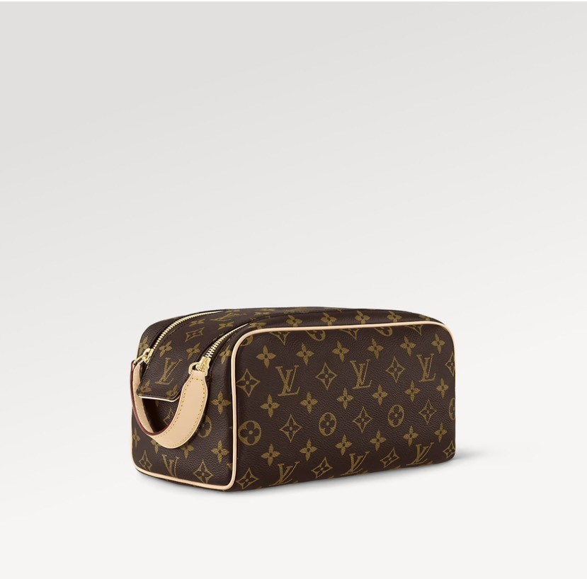 Louis Vuitton Dopp Toiletry Bag in Brown Monogram Canvas - Image 2