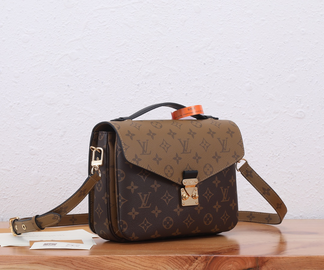 Louis Vuitton Pochette Métis Monogram Reverse Crossbody Bag - Image 2