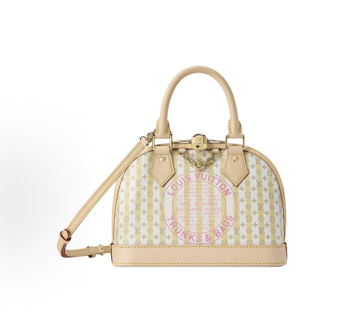 Louis Vuitton Alma BB Multicolor Coated Canvas Crossbody Bag - Image 2