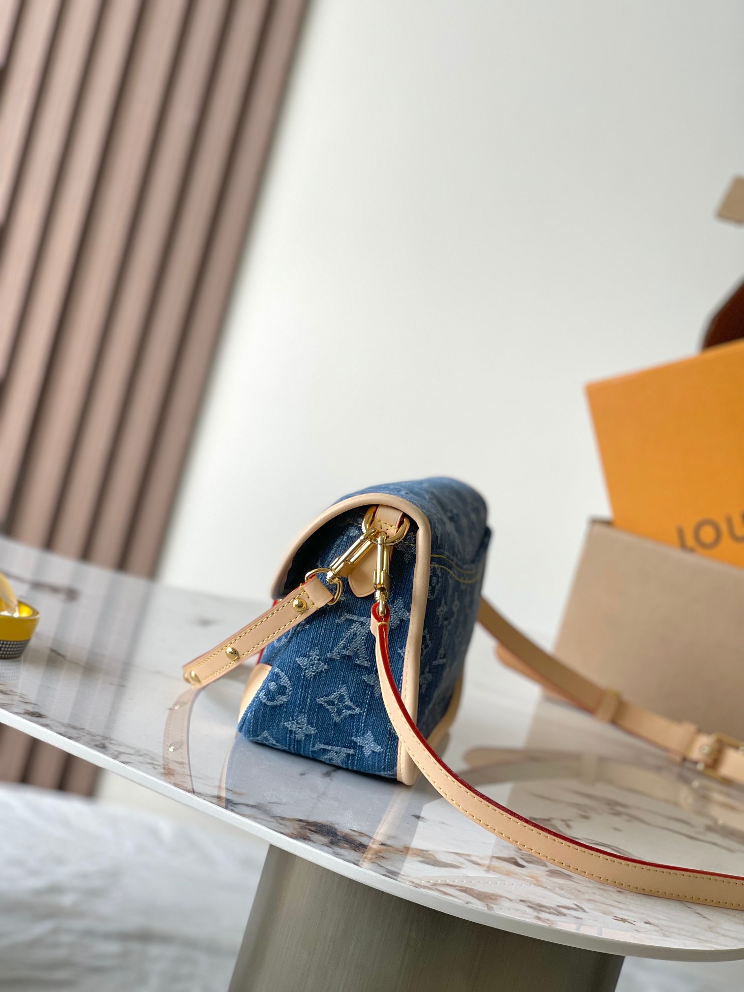 Diane Denim Crossbody Bag M13070 - Image 2