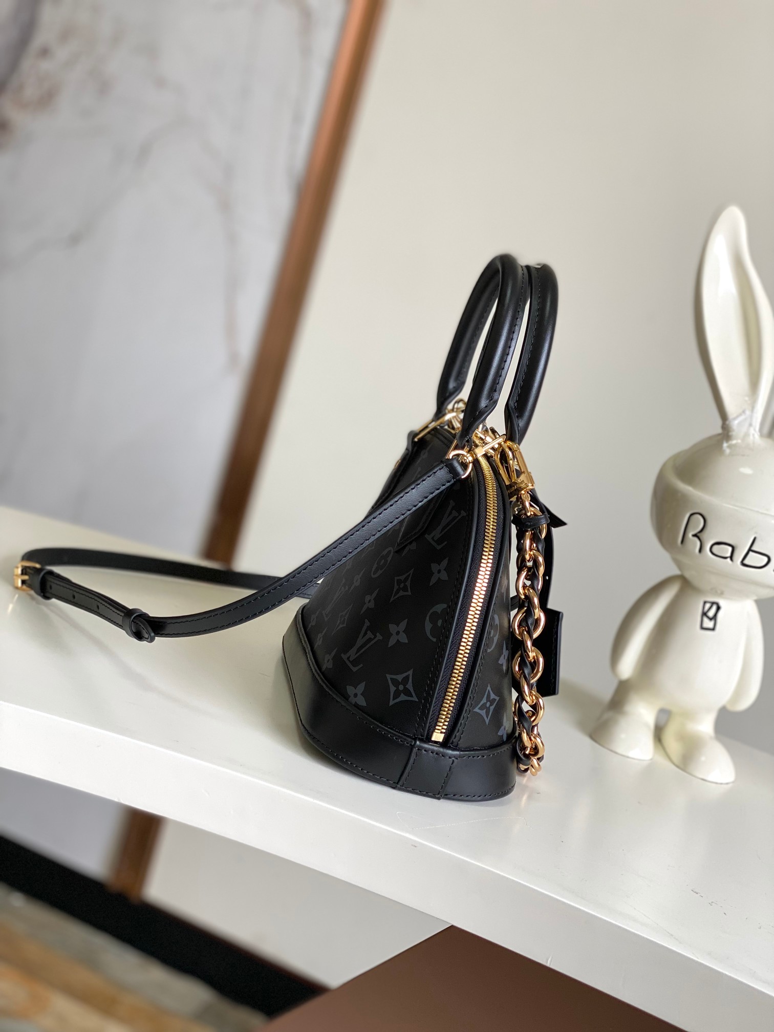 Louis Vuitton Alma BB Handbag in Monogram Ink - Image 2