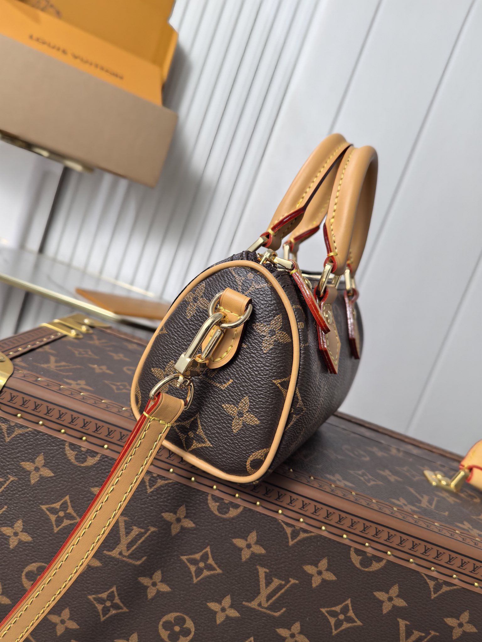 Louis Vuitton Nano Speedy Handbag - Image 2