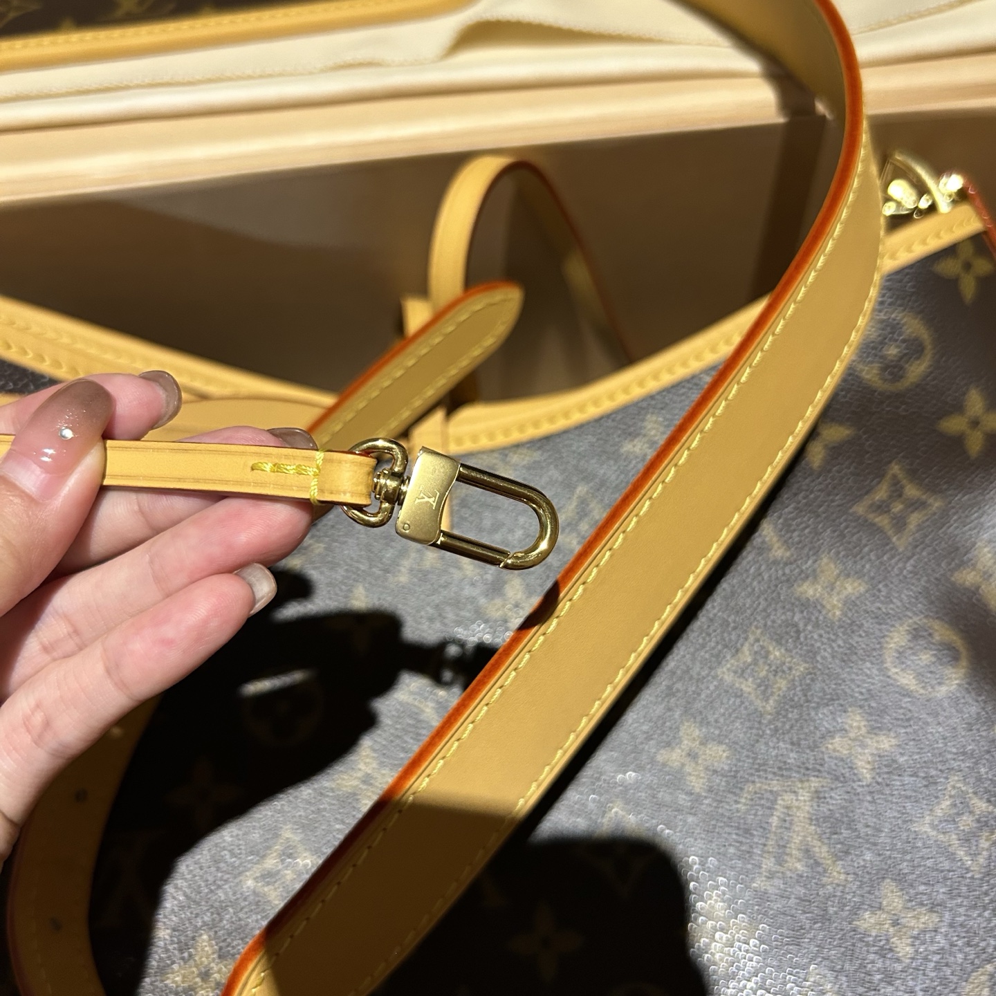 Louis Vuitton CarryAll M46203 Monogram Leather Handbag - Image 2