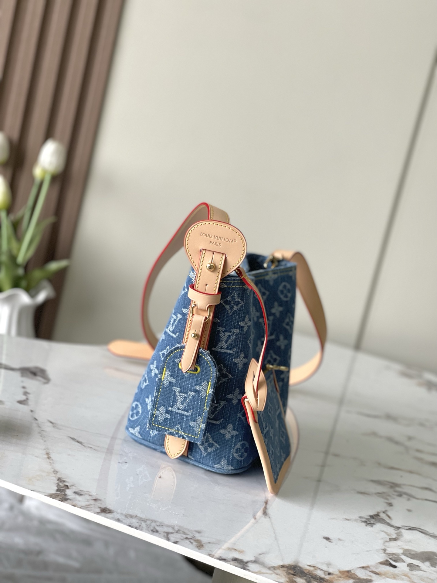 Louis Vuitton All In BB Denim Bucket Bag M28107 - Image 2