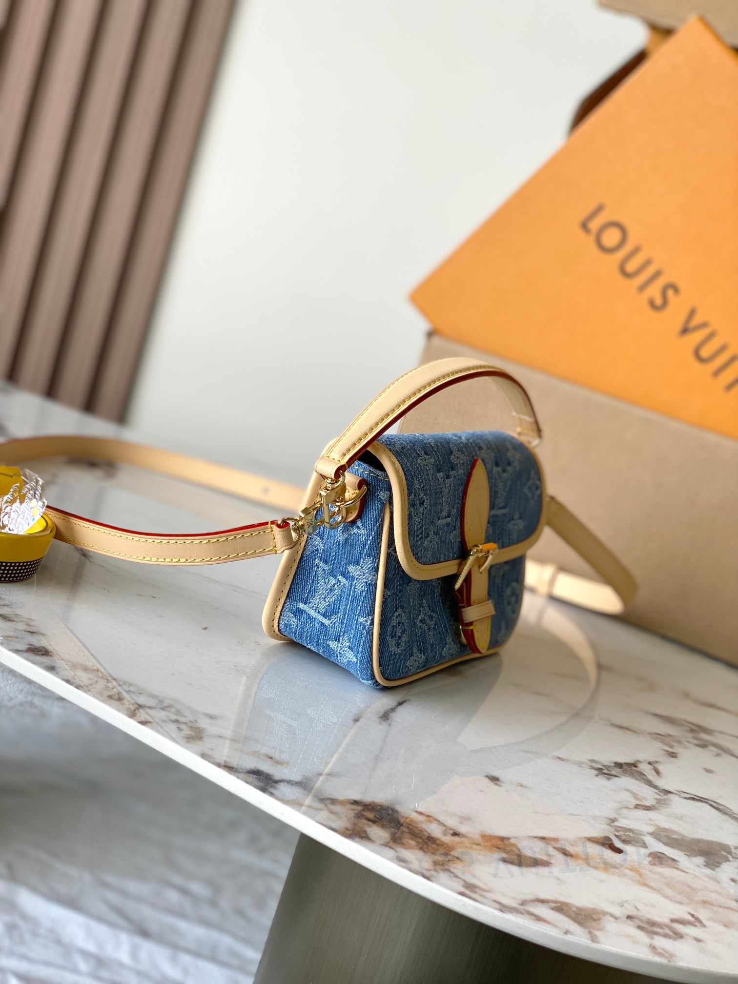 Nano Diane Denim Shoulder Bag - Image 2