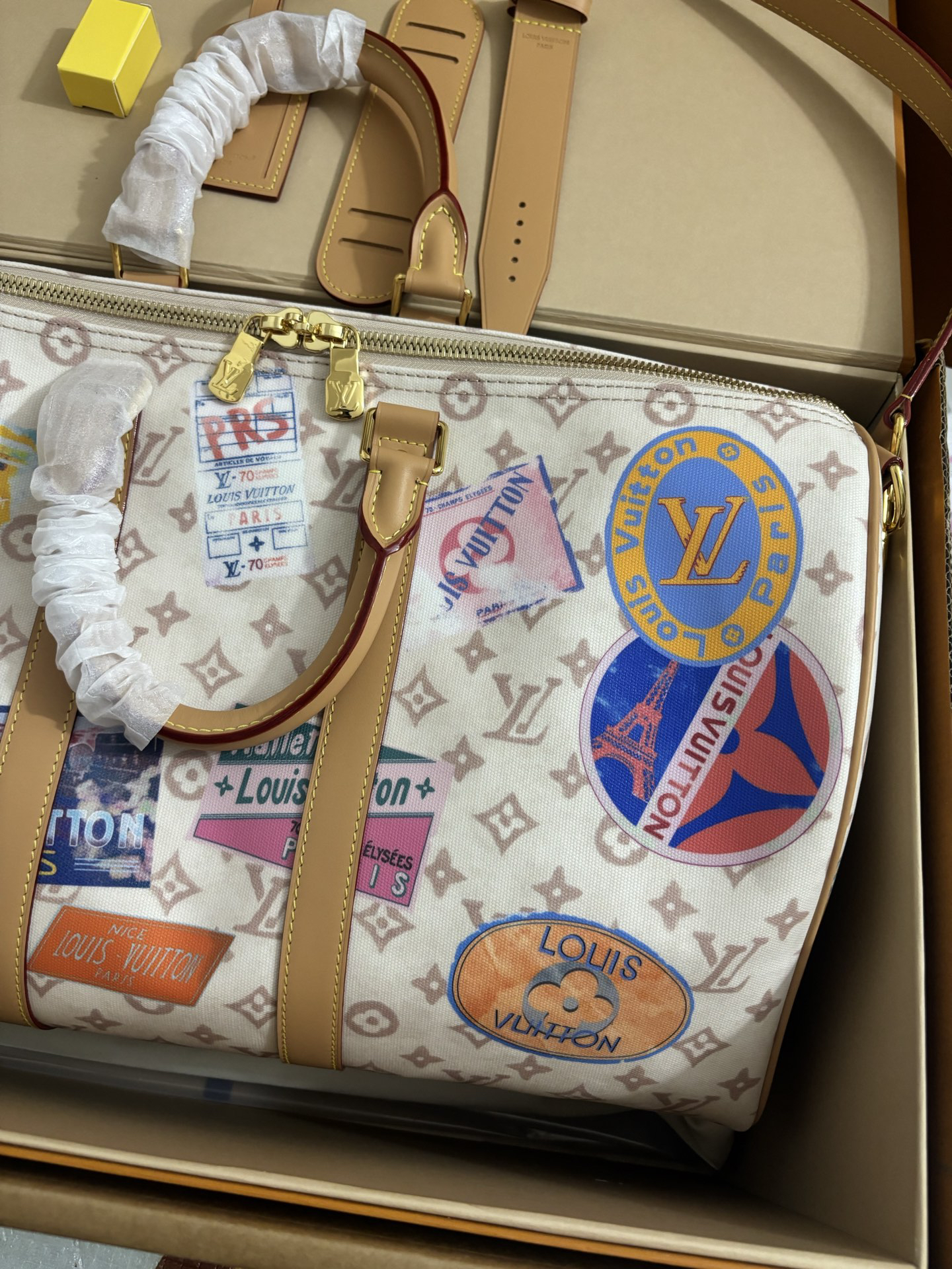 Louis Vuitton Keepall Bandoulière 45 Travel Bag - Image 2